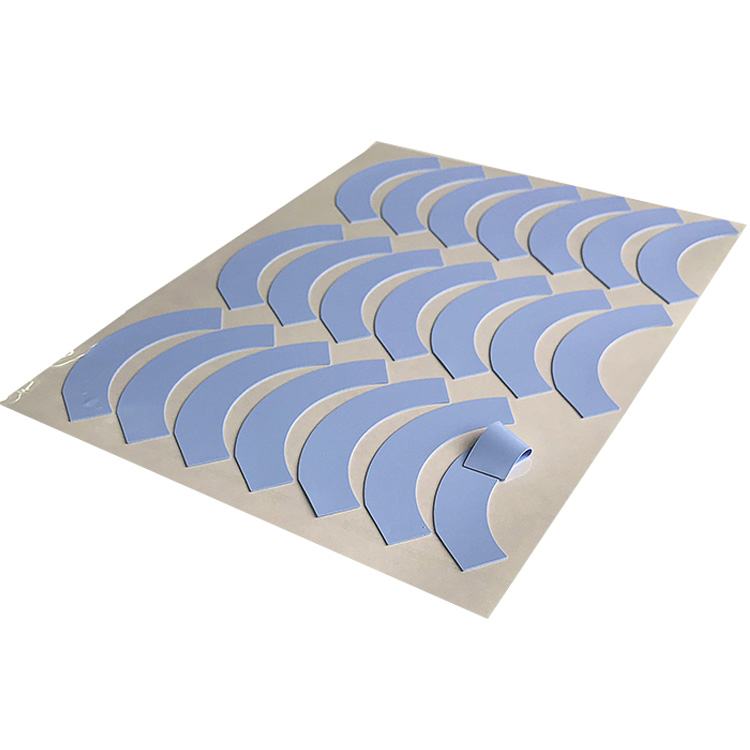 Heat Transfer Insulation Silicone Thermal Pad Gap Filling Materials For LED GPU CPU