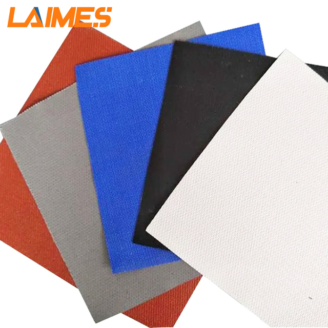 High Temperature Uncured Silicone Coated Cloth Waterproof & Strong Fiberglass Silicone Fabric 0.8mm Thick 100M Roll for Food Grade Heating Pad