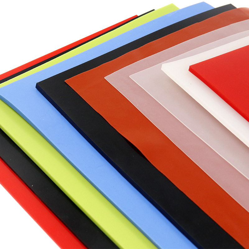 Red Heat Resistant Solid Silicone Rubber Sheet For Laser Cut